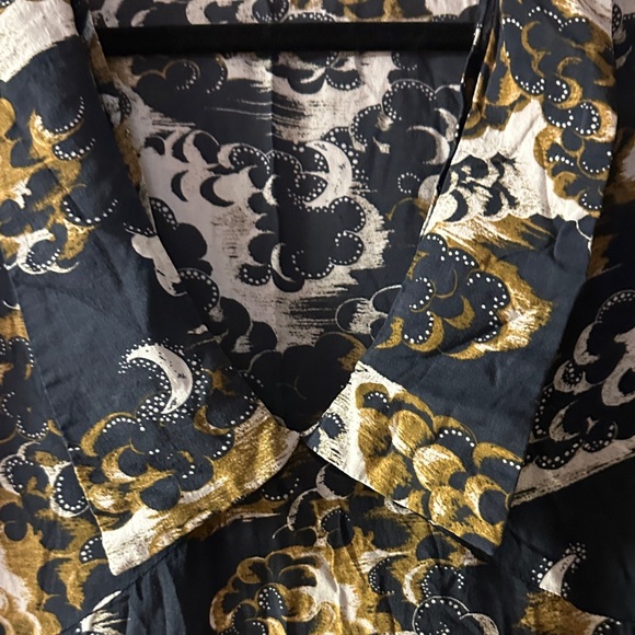 Scotch & Soda Black and Gold Maxi Dress - Picture 5 of 12